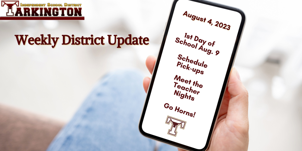 Weekly District Update 8-4-23