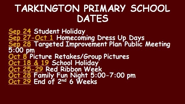 primary dates 