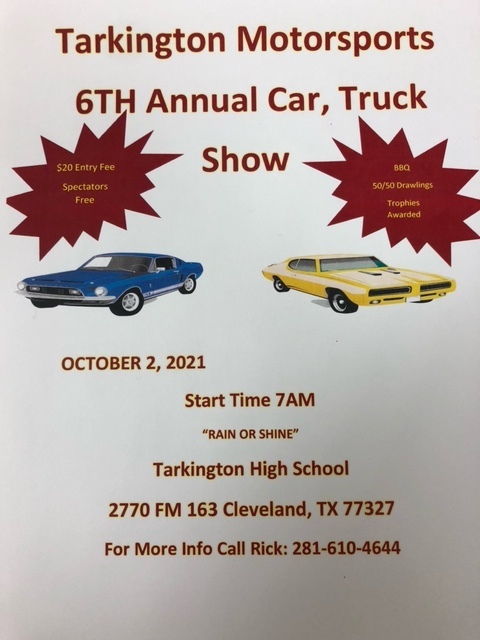 car & truck show flyer