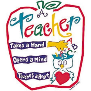 apple shared teacher clipart quote