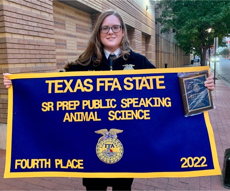  Beth Lambert places at State public speaking contest