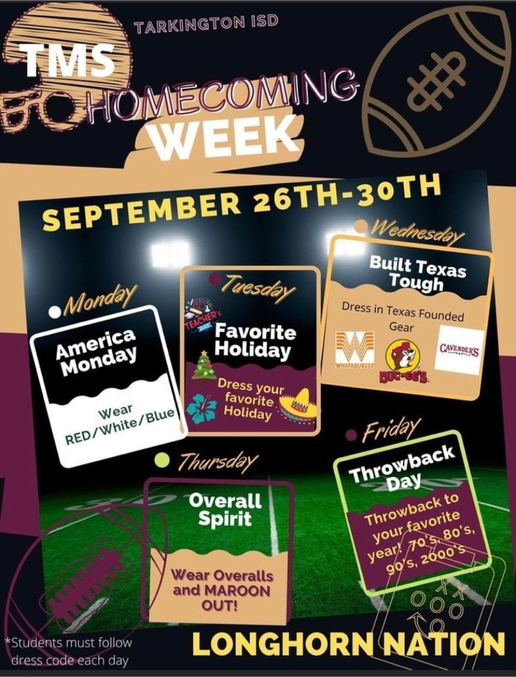 TMS Homecoming Dress Up Week